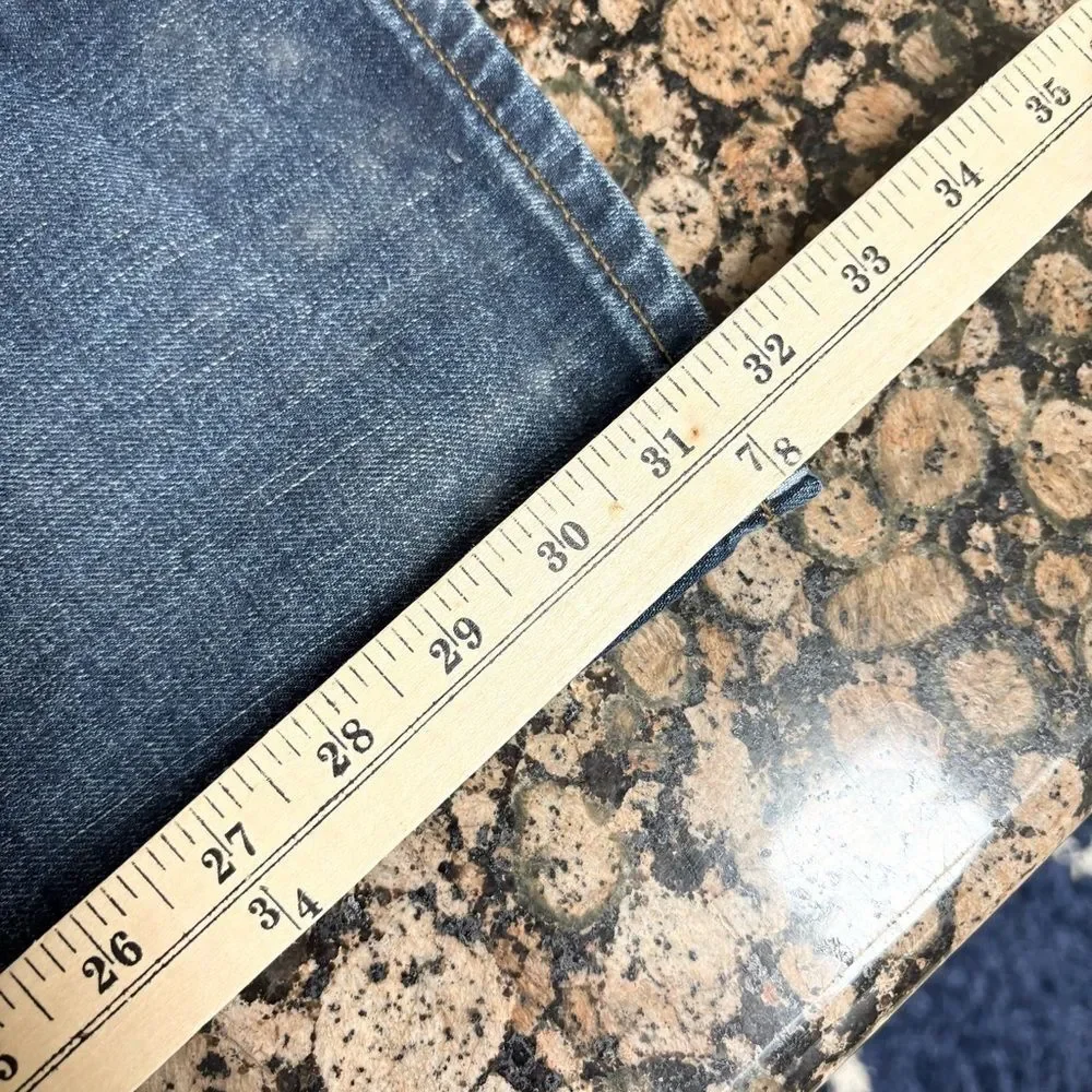 J Crew Jeans Mens Size 33x32 Flex Straight Medium Wash Cotton Blend